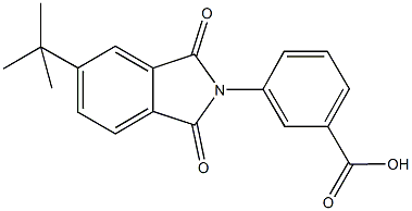 3-(5-tert-butyl-1,3-dioxo-1,3-dihydro-2H-isoindol-2-yl)benzoic acid,723248-23-5,结构式