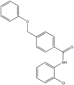 N-(2-chlorophenyl)-4-(phenoxymethyl)benzamide,723251-13-6,结构式