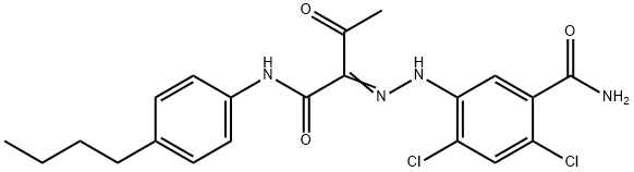 5-(2-{1-[(4-butylanilino)carbonyl]-2-oxopropylidene}hydrazino)-2,4-dichlorobenzamide|