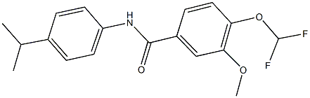 4-(difluoromethoxy)-N-(4-isopropylphenyl)-3-methoxybenzamide|