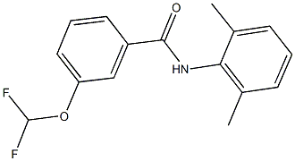 3-(difluoromethoxy)-N-(2,6-dimethylphenyl)benzamide Structure