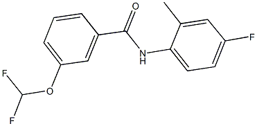 723254-15-7 3-(difluoromethoxy)-N-(4-fluoro-2-methylphenyl)benzamide