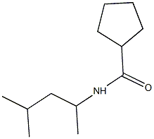 723254-71-5 N-(1,3-dimethylbutyl)cyclopentanecarboxamide