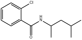 2-chloro-N-(1,3-dimethylbutyl)benzamide Structure