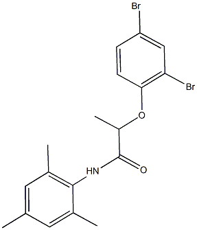 2-(2,4-dibromophenoxy)-N-mesitylpropanamide|