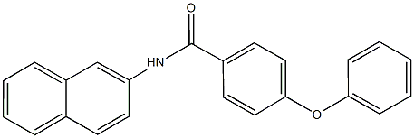 N-(2-naphthyl)-4-phenoxybenzamide 结构式