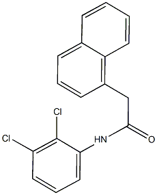 N-(2,3-dichlorophenyl)-2-(1-naphthyl)acetamide 化学構造式