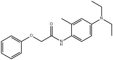 N-[4-(diethylamino)-2-methylphenyl]-2-phenoxyacetamide Struktur