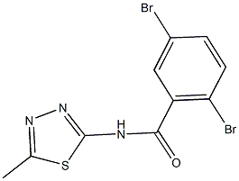 723255-99-0 2,5-dibromo-N-(5-methyl-1,3,4-thiadiazol-2-yl)benzamide