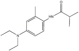N-[4-(diethylamino)-2-methylphenyl]-2-methylpropanamide,723256-15-3,结构式