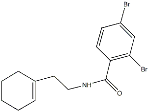 723256-25-5 2,4-dibromo-N-[2-(1-cyclohexen-1-yl)ethyl]benzamide