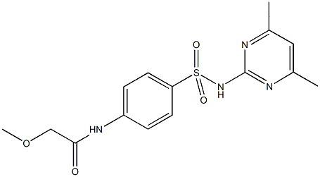 723256-43-7 N-(4-{[(4,6-dimethyl-2-pyrimidinyl)amino]sulfonyl}phenyl)-2-methoxyacetamide