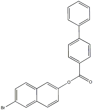 6-bromo-2-naphthyl[1,1'-biphenyl]-4-carboxylate Structure