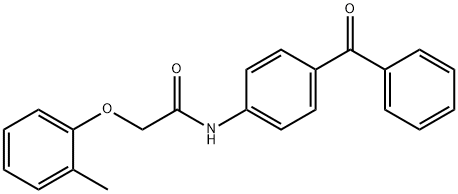 723257-00-9 N-(4-benzoylphenyl)-2-(2-methylphenoxy)acetamide