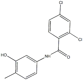 2,4-dichloro-N-(3-hydroxy-4-methylphenyl)benzamide Struktur