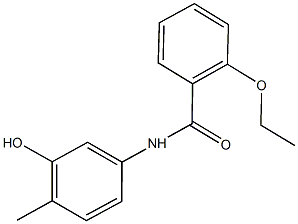 2-ethoxy-N-(3-hydroxy-4-methylphenyl)benzamide Struktur