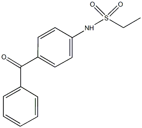 N-(4-benzoylphenyl)ethanesulfonamide 结构式