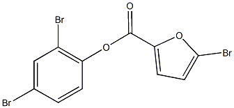 2,4-dibromophenyl 5-bromo-2-furoate Struktur