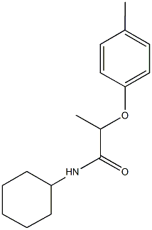 N-cyclohexyl-2-(4-methylphenoxy)propanamide|