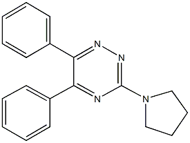 5,6-diphenyl-3-(1-pyrrolidinyl)-1,2,4-triazine|