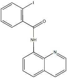 2-iodo-N-(8-quinolinyl)benzamide Struktur