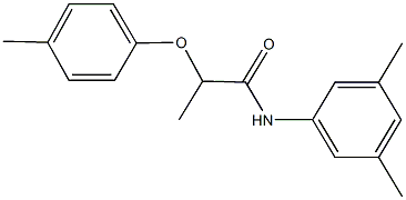 N-(3,5-dimethylphenyl)-2-(4-methylphenoxy)propanamide Structure