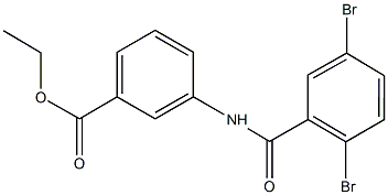 723260-68-2 ethyl 3-[(2,5-dibromobenzoyl)amino]benzoate