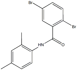 2,5-dibromo-N-(2,4-dimethylphenyl)benzamide,723260-71-7,结构式