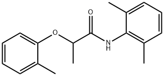 N-(2,6-dimethylphenyl)-2-(2-methylphenoxy)propanamide Struktur