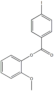 2-methoxyphenyl 4-iodobenzoate Structure