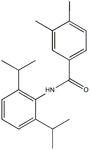 N-(2,6-diisopropylphenyl)-3,4-dimethylbenzamide Structure