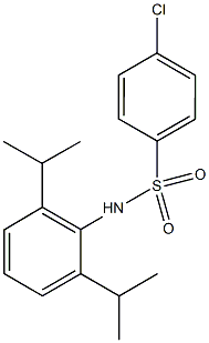 723261-79-8 4-chloro-N-(2,6-diisopropylphenyl)benzenesulfonamide