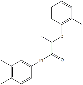 723262-06-4 N-(3,4-dimethylphenyl)-2-(2-methylphenoxy)propanamide