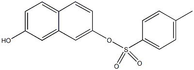 7-hydroxy-2-naphthyl 4-methylbenzenesulfonate,723262-34-8,结构式