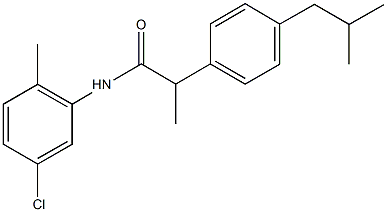 723262-86-0 N-(5-chloro-2-methylphenyl)-2-(4-isobutylphenyl)propanamide