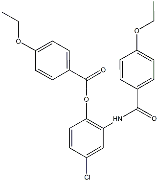 723263-53-4 4-chloro-2-[(4-ethoxybenzoyl)amino]phenyl 4-ethoxybenzoate