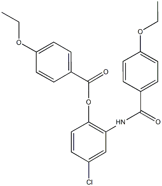 4-chloro-2-[(4-ethoxybenzoyl)amino]phenyl 4-ethoxybenzoate,723263-53-4,结构式