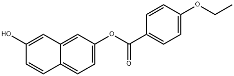 7-hydroxy-2-naphthyl 4-ethoxybenzoate Structure