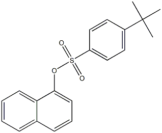 1-naphthyl 4-tert-butylbenzenesulfonate Structure