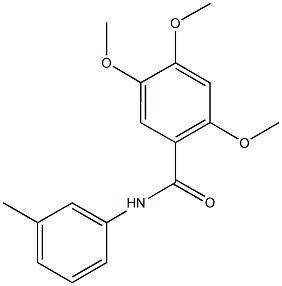 2,4,5-trimethoxy-N-(3-methylphenyl)benzamide|