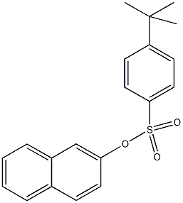 2-naphthyl 4-tert-butylbenzenesulfonate Structure