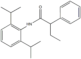 N-(2,6-diisopropylphenyl)-2-phenylbutanamide 化学構造式