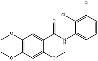 N-(2,3-dichlorophenyl)-2,4,5-trimethoxybenzamide 化学構造式