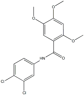 N-(3,4-dichlorophenyl)-2,4,5-trimethoxybenzamide Structure