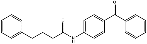 N-(4-benzoylphenyl)-4-phenylbutanamide,723290-33-3,结构式