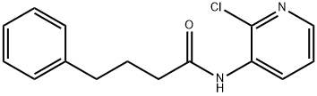 N-(2-chloro-3-pyridinyl)-4-phenylbutanamide Struktur