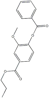 propyl 4-(benzoyloxy)-3-methoxybenzoate|