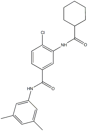 723291-45-0 4-chloro-3-[(cyclohexylcarbonyl)amino]-N-(3,5-dimethylphenyl)benzamide