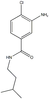 3-amino-4-chloro-N-isopentylbenzamide 结构式