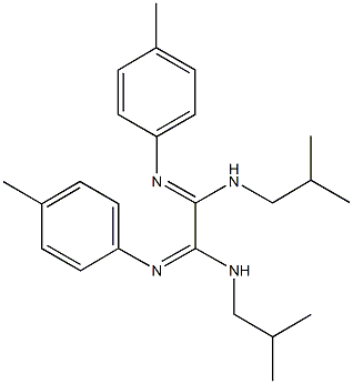 N~1~,N~2~-diisobutyl-N'~1~,N'~2~-bis(4-methylphenyl)ethanediimidamide,723292-31-7,结构式